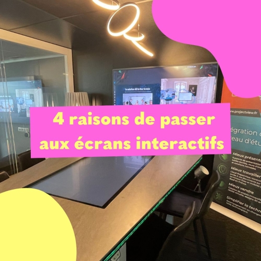 4 raison de passer aux écrans interactif