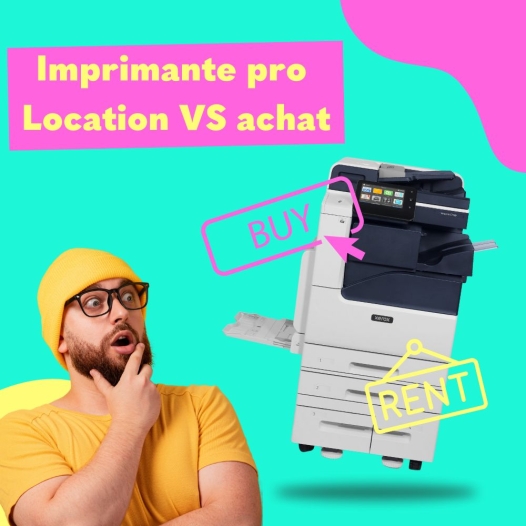 Location vs achat d'imprimante