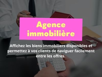 affichage dynamique dans immobilier
