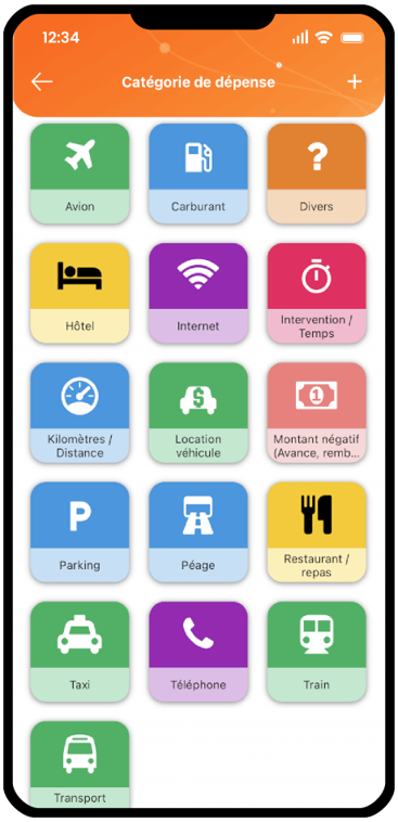 Interface mobile de N2F